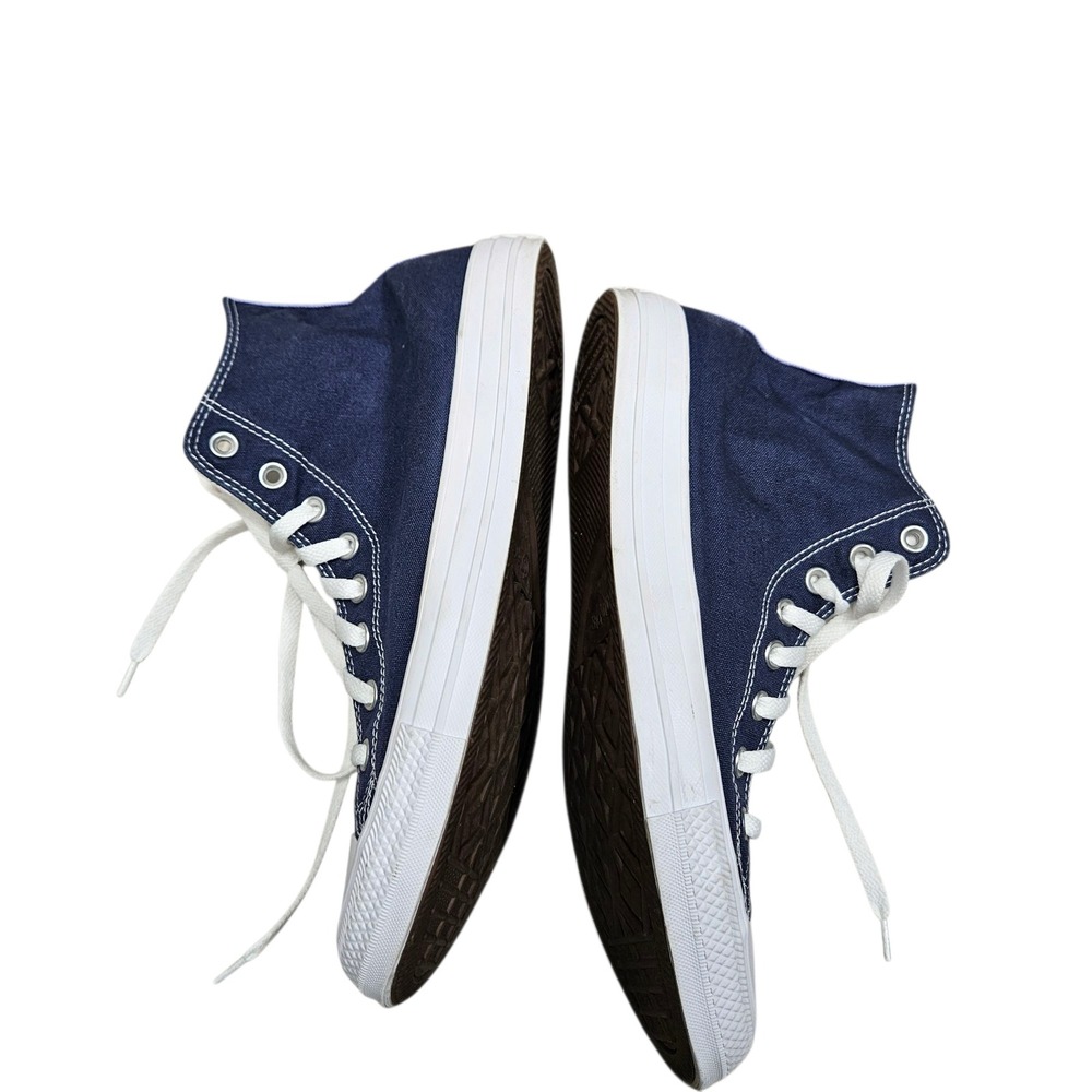 Converse Custom High Top Sneakers Pink Blue Colorblock Mens Size 10.5 - Picture 6 of 10